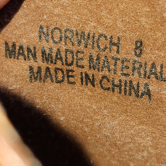 Boutique by Corkys Norwich Cognac Brown Faux Leather Peep Toe Booties Size 8 - Picture 11 of 11